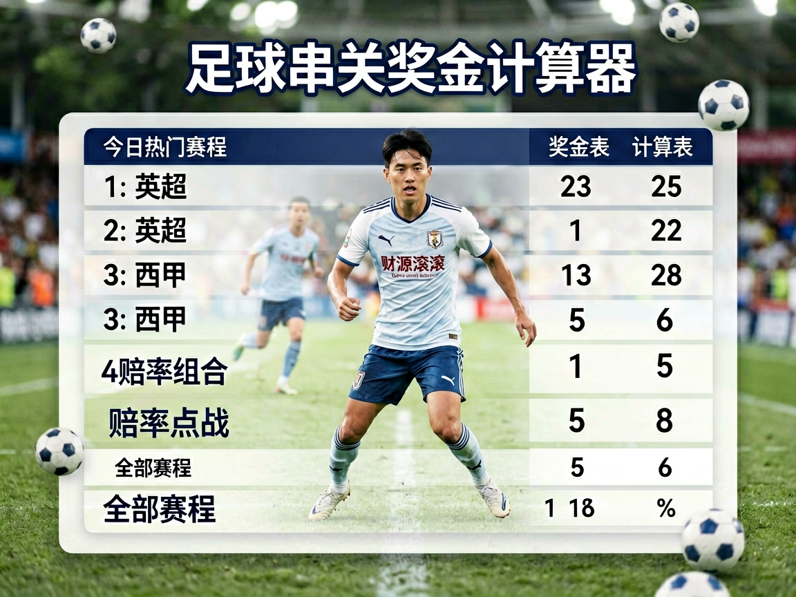 今日足球赛程安排表与赛事预告